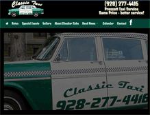 Tablet Screenshot of classytaxi.net